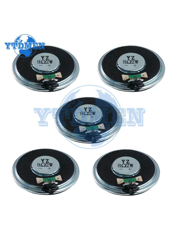 YTDMEN Ultradünne Horn Lautsprecher Kit 2W 8 Ohm Durchmesser: 40 mm, Schwarz, 5/10 Stück für Arduino - Bild 5