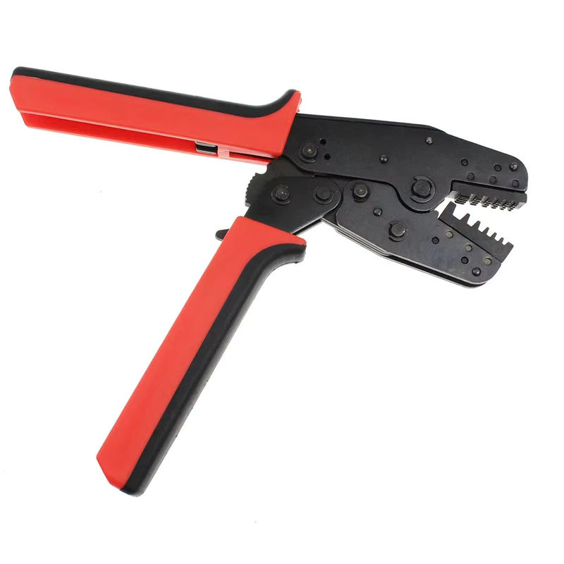Skeyo Universelle Crimpzange LAS-005 in Rot mit zwei Matrizensätzen zur Energieeinsparung - Bild 4