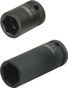 KS Tools Kraft-Stecknuss-Satz für LKW Radbolzen, 2-teilig, schwarz, 33 mm - Bild 1
