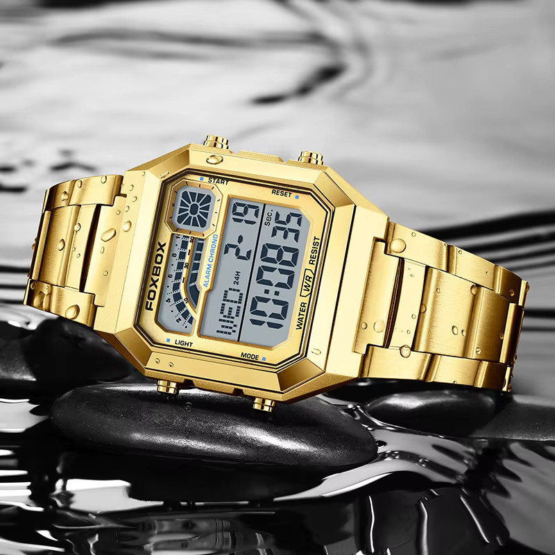LIGE Armbanduhr Quarz, Quadratisch, Herren - Bild 2