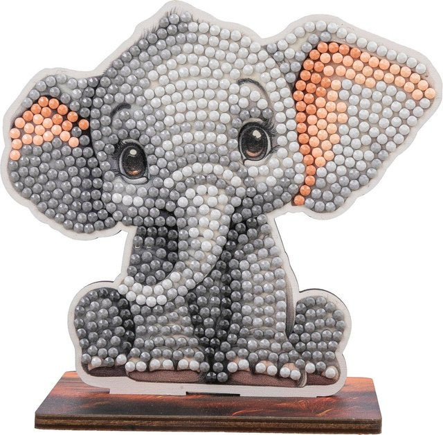 Craft Buddy Crystal Art Wildlife Buddies Elefant Diamond Painting ab 6 Jahren - Bild 1
