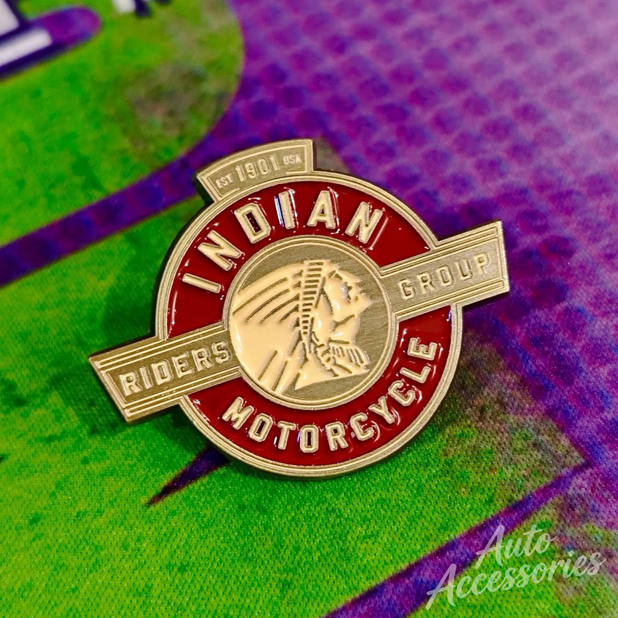 Indian Retro-Metall-Pin-Brosche, Vintage - Bild 3