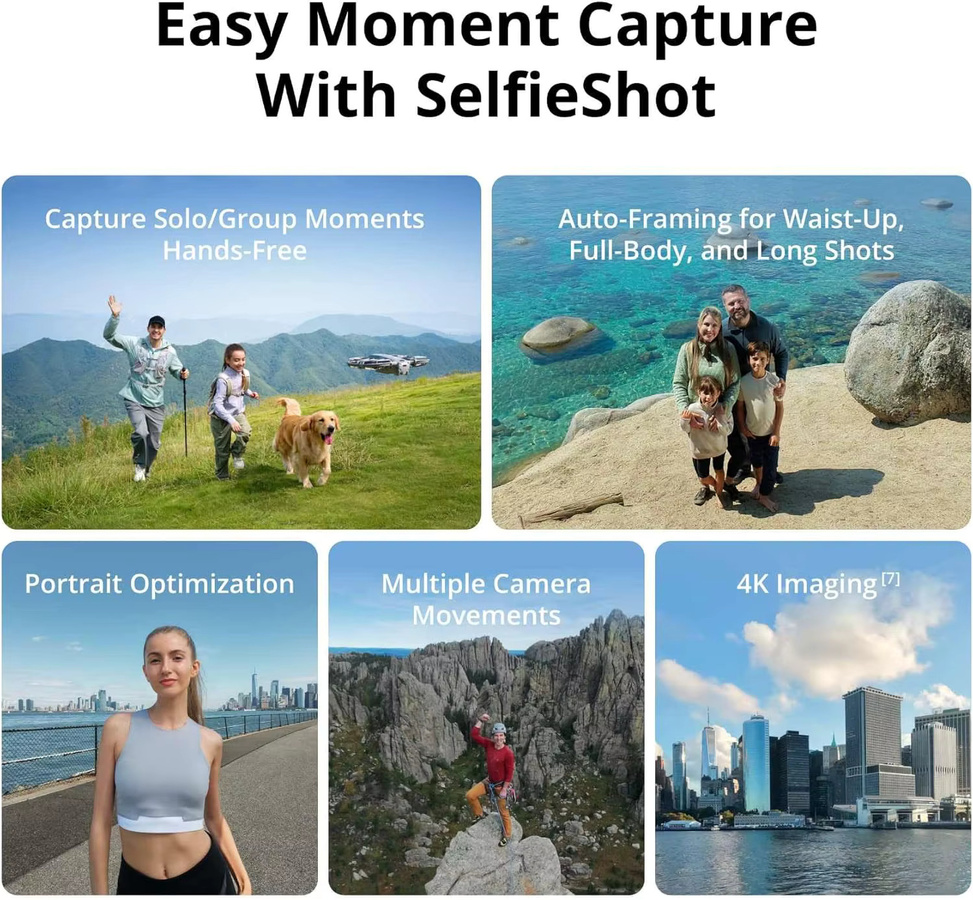 DJI Neo 2 Drohne mit 4K Kamera und stabilisierter Videoaufnahme, 151g leicht und tragbar mit Propellerschutz - Bild 2