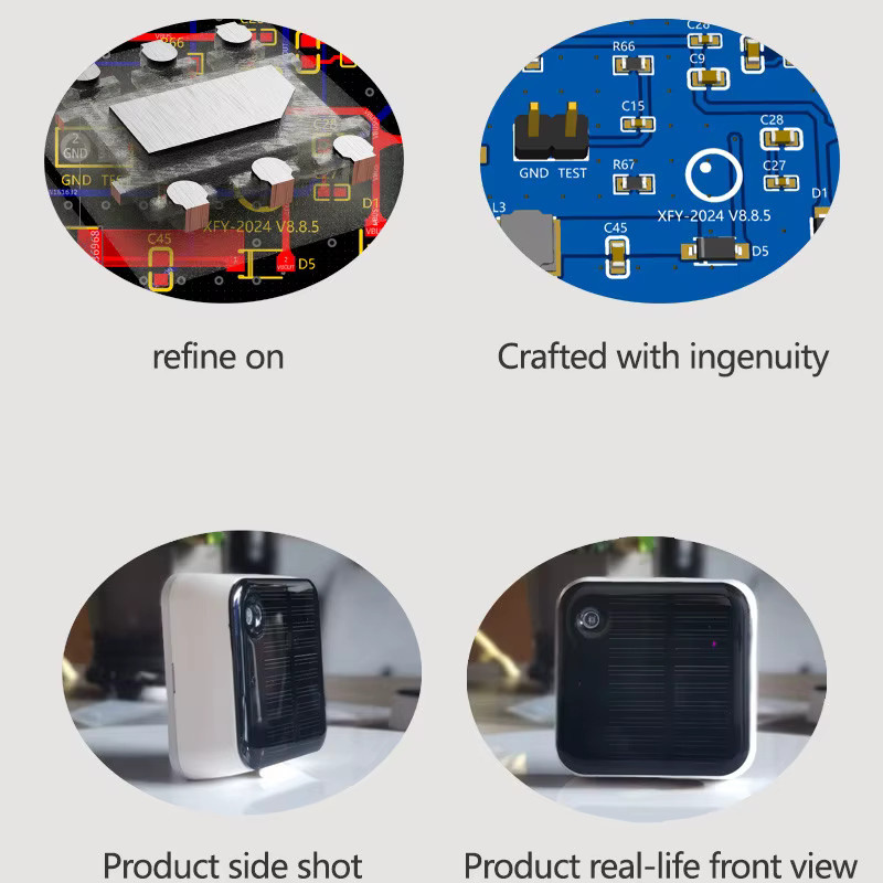 Tuya Zigbee Solar Lichtsensor IP65 wasserdicht mit Echtzeit-Helligkeitserkennung in Weiß - Bild 3