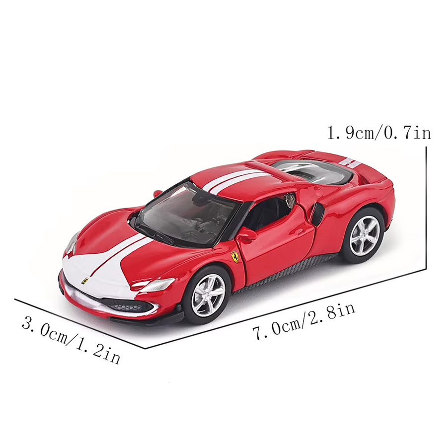 Bburago Ferrari 296 GTB Assetto Fiorano Purosangue, Automodell, 1:64 - Bild 1