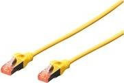 DIGITUS Professional Patch-Kabel CAT 6 RJ-45 auf RJ-45, SFTP, PiMF, gelb, 3,0 m (10er Pack) - Bild 1