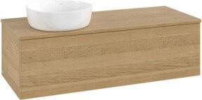 V&B Waschtischunterschrank Antao ohne Frontstruktur in Honig Eiche, B/T/H: 120 x 50 x 50 cm - Bild 1