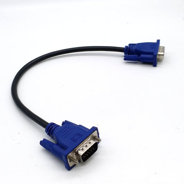 Ashiboogoole VGA Kabel 15 Pin Stecker auf Stecker in Blau für PC, Monitor und Projektor - Bild 1