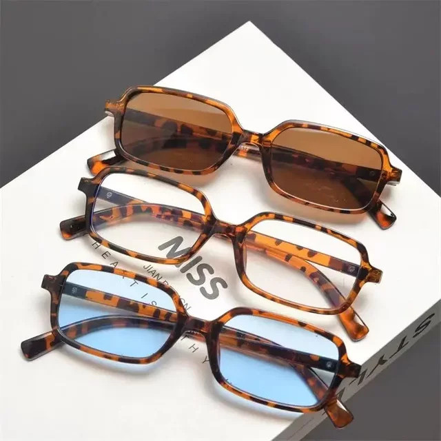 Rexxar Sonnenbrille, rechteckig, Vollrand, Kunststoff, multicolor, unisex - Bild 1