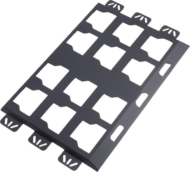 Aimo Werkzeugkasten Montageplatte aus Aluminiumlegierung zur Wand- oder Bodenmontage, Schwarz - Bild 1