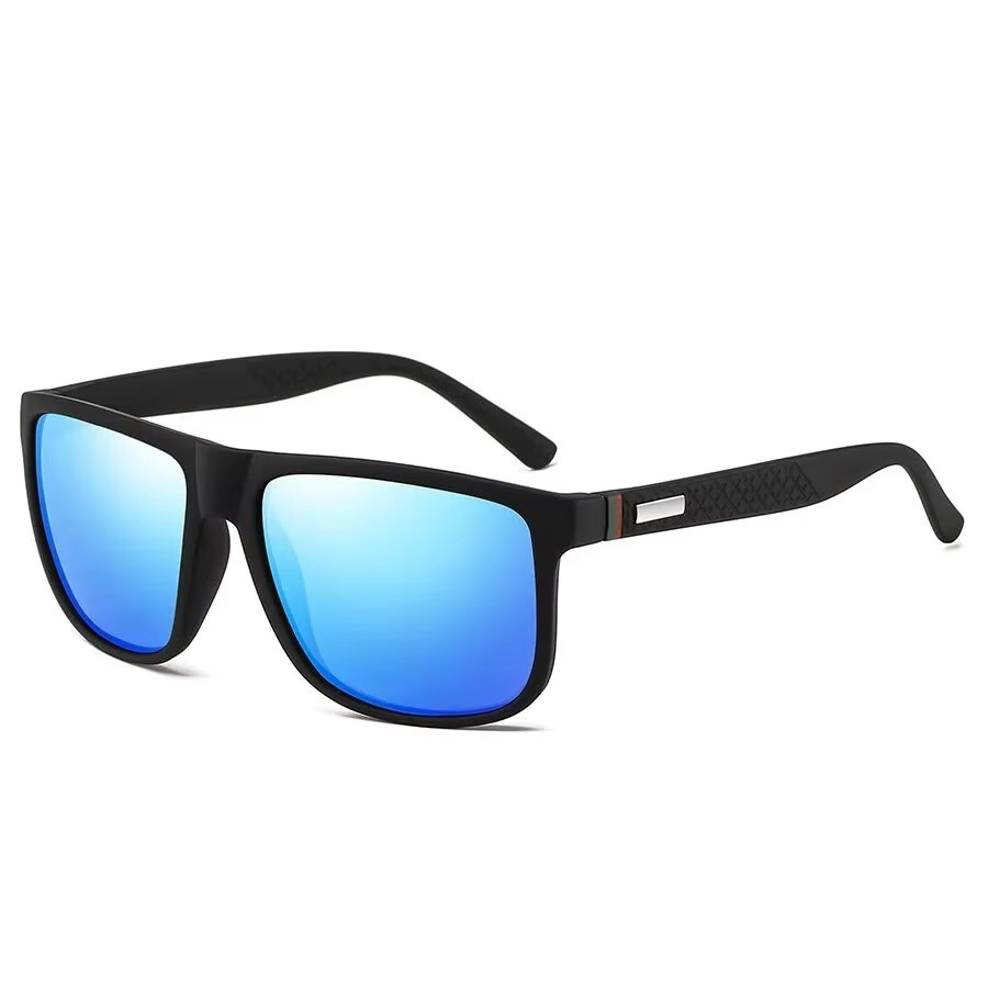 WSZ Sonnenbrille, Square, Vollrand, Kunststoff, Unisex, Schwarz - Bild 2
