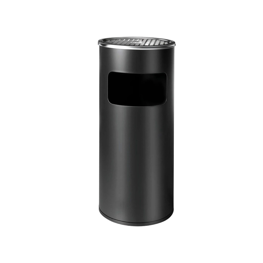 Relaxdays Standaschenbecher aus Eisen mit Inneneimer, Schwarz, Höhe: 60,5 cm, Breite: 23,5 cm - Bild 2