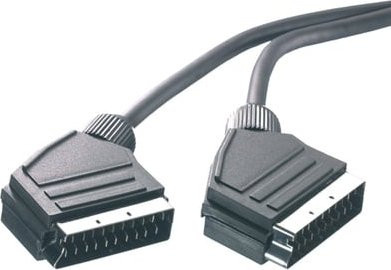 Vivanco Scart Kabel voll verschaltet schwarz 3m - Bild 1