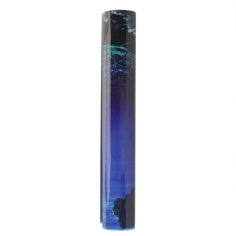 Selbstklebender Seaworld Aquarium Hintergrundposter von GoolRC, mehrfarbig blau, B: 91 cm x H: 50 cm - Bild 1
