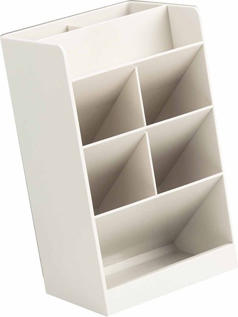 Igeteck Stifthalter mit 5 Fächern und schrägem Design in Beige - Bild 1