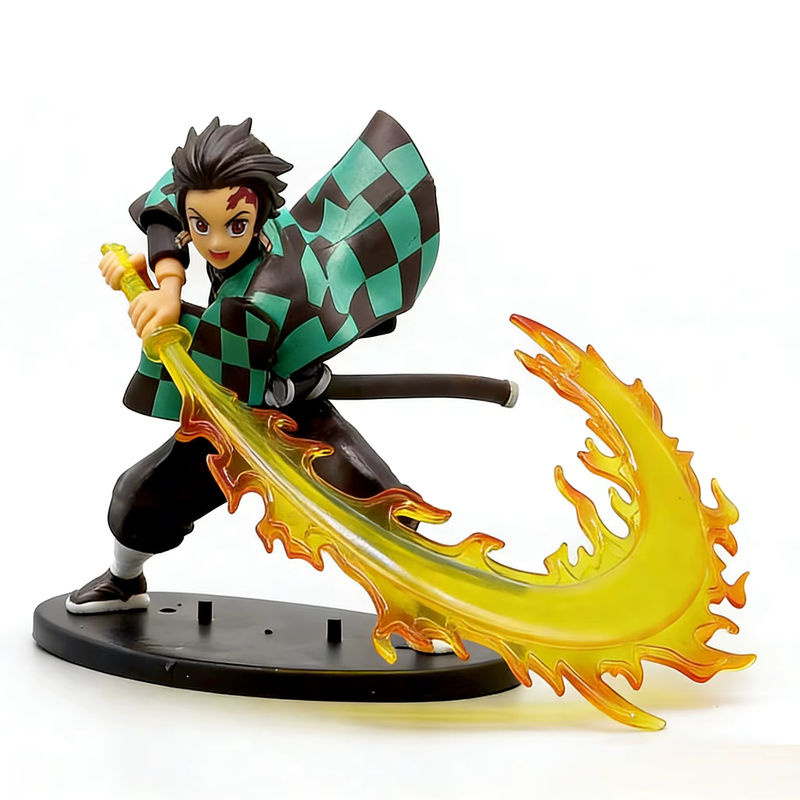 Bandai Anime Figur Demon Slayer Tanjiro Azuma Zenitsu Kyoujuro Mehrfarbig aus Kunststoff - Bild 5