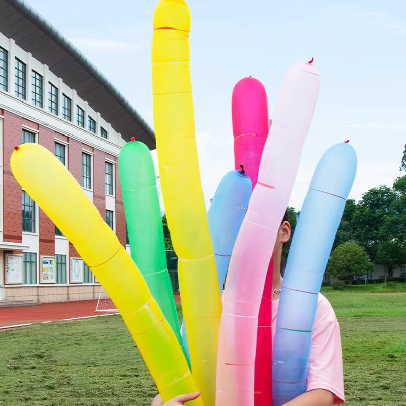 IFITU PUBO Raketen-Latexballons in gemischten Farben für Party und Outdoor-Spiele - Bild 1