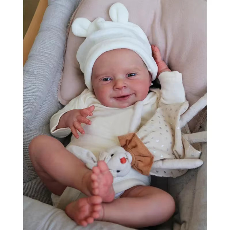 Sebastian Baby Puppe, Soft Touch, 45cm - Bild 2