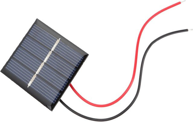 Aneng 2er Set Polykristalline Solarmodule 0,36 Watt 2 V Mini DIY Batterieladegerät Modul Kit in Grau und Blau - Bild 1