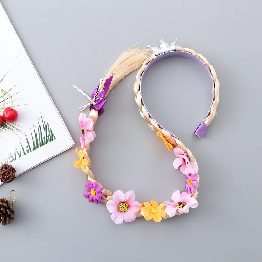 Stirnband Kinder, Blume, Glitzer - Bild 2