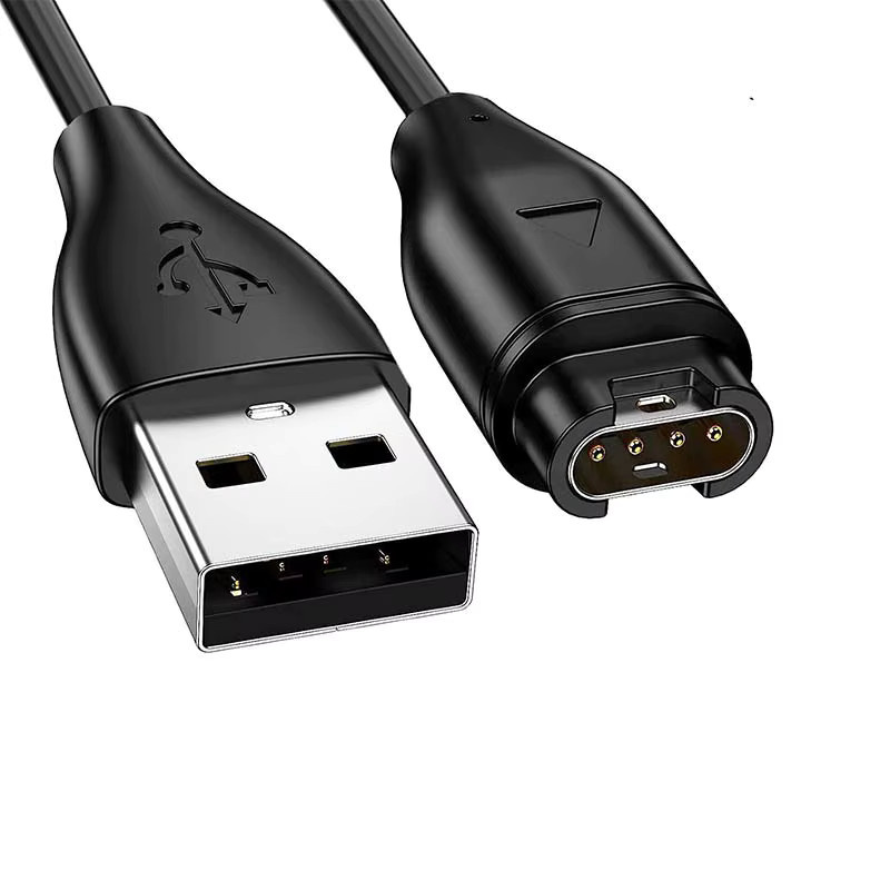 2er-Pack USB-A Ladekabel für Garmin Smartwatches der Fenix, Forerunner und Venu Serien in Schwarz - Bild 5