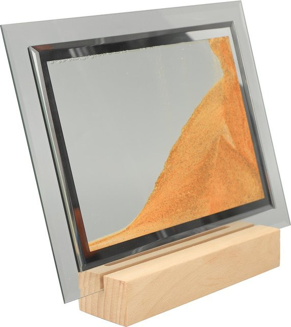KONNWEI Sandmalerei LED Nachtlicht 3D Bewegliches Glasbild für Schreibtisch und Schlafzimmer - Bild 1