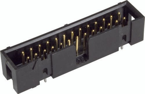 HARTING Messerleiste aus Kunststoff, Farbe: Schwarz, Anzahl der Reihen: 2, Artikelnummer: 09185106324001 - Bild 1