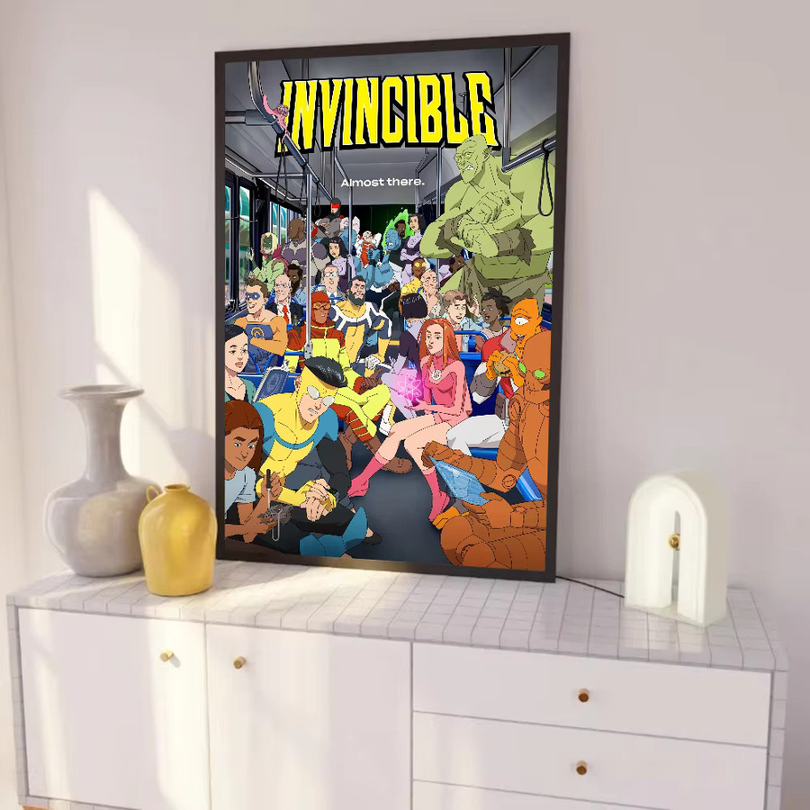 Invincible Staffel 2 Cartoon-Poster als selbstklebender wasserfester Papieraufkleber für deine Wanddekoration in Mehrfarbig - Bild 6