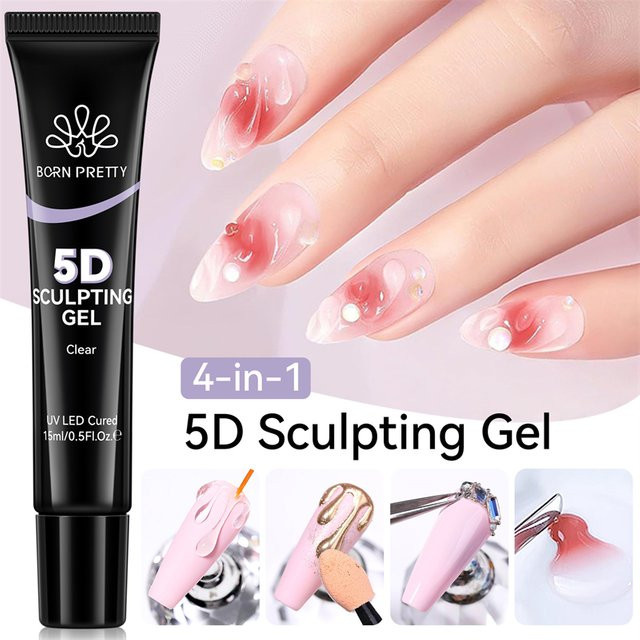 BORN PRETTY Sculpting Gel, Clear, 15 ml - Bild 1