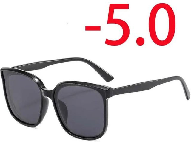 Sonnenbrille, Unisex, Vollrand, Square, Kunststoff, Schwarz - Bild 1