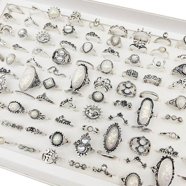 OWLMS Ringe, Kristall, Silber, Damen - Bild 1