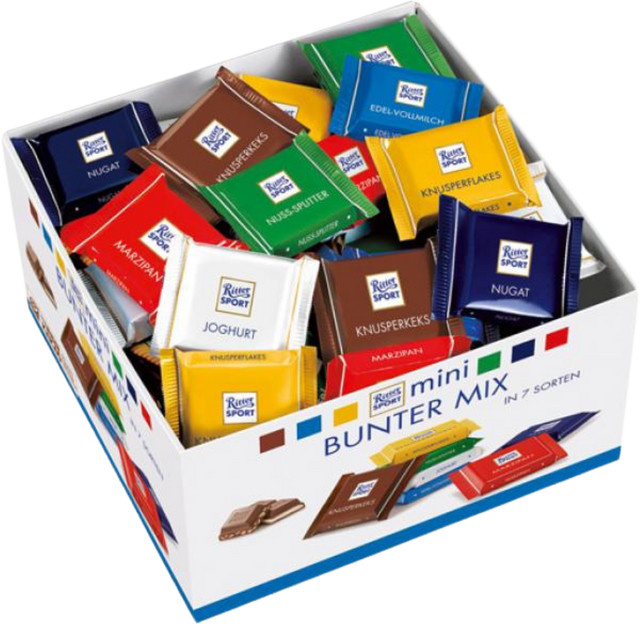 Ritter Sport Mini Bunter Mix 84 x 16,6 g (1,4 kg) - Bild 1