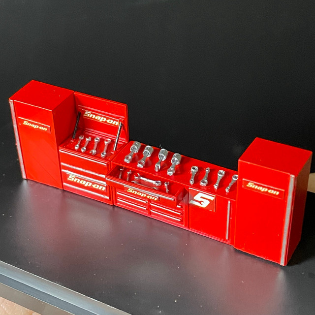 ART CROWN MODEL Garage Werkbank Kit, Zubehör, Rot - Bild 1