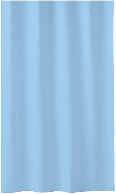 KLEINE WOLKE Duschvorhang Kito in Azurblau aus Polyester, B: 180 cm, H: 240 cm - Bild 1