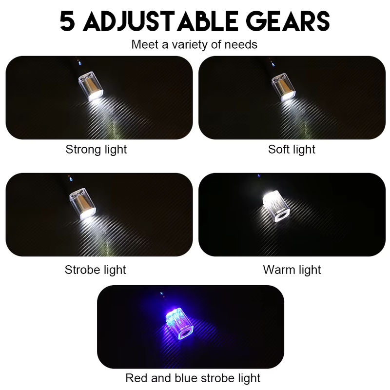Heinast LED Taschenlampe mit USB-Ladefunktion und Magnet, Schwarz - Bild 2