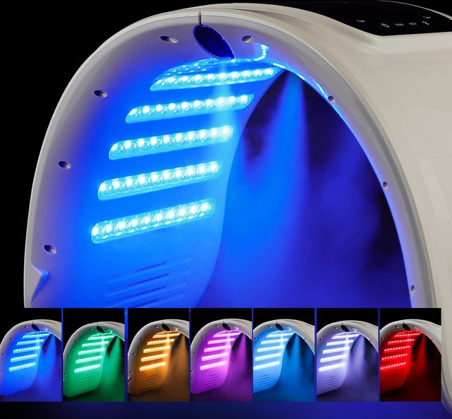 foreverlily 7-Farben-LED-Photonenmaschine mit Nano-Spray, Gesicht und Körper, Unisex - Bild 1
