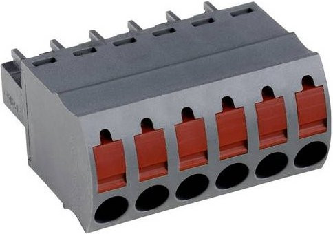 PTR Hartmann Leiterplattensteckverbinder Polzahl 10, Rastermaß 3.5mm, multicolour, 54551100401D - Bild 1