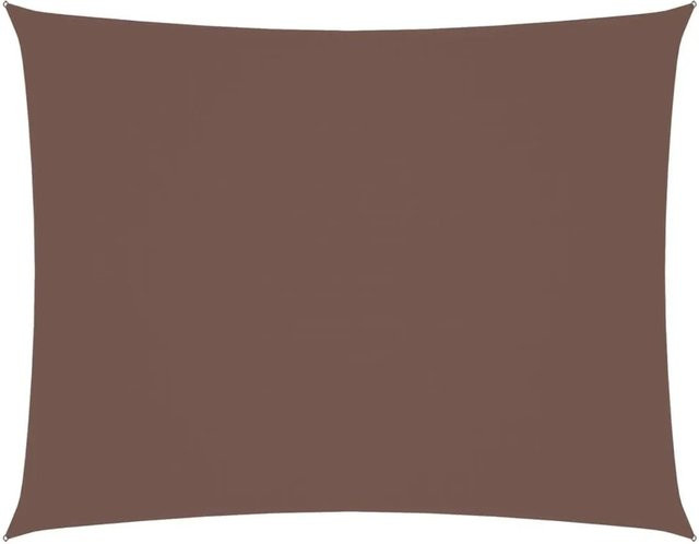 Furnicato Sonnensegel aus PU-beschichtetem Oxford-Gewebe, rechteckig, Braun, B: 35 m, H: 2 m - Bild 1