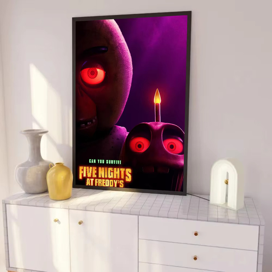 Kayou FNAF Film Poster Selbstklebender Wandaufkleber aus wasserfestem Papier in Multicolor - Bild 6