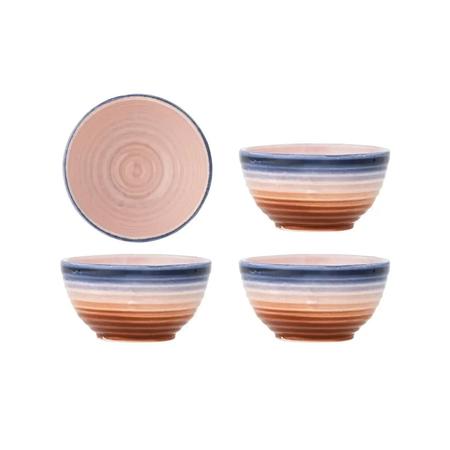 Bloomingville Schälchen Tatum Mehrfarbig 4er-Set Höhe: 9 cm - Bild 1