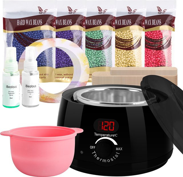 Forever Speed Waxing Set, Wachswärmer mit 500g Wachsperlen, Unisex - Bild 1