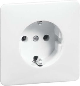 Peha SCHUKO-Steckdose weiß 16A 250V mit Schraubklemme D 80.6611 W - Bild 1