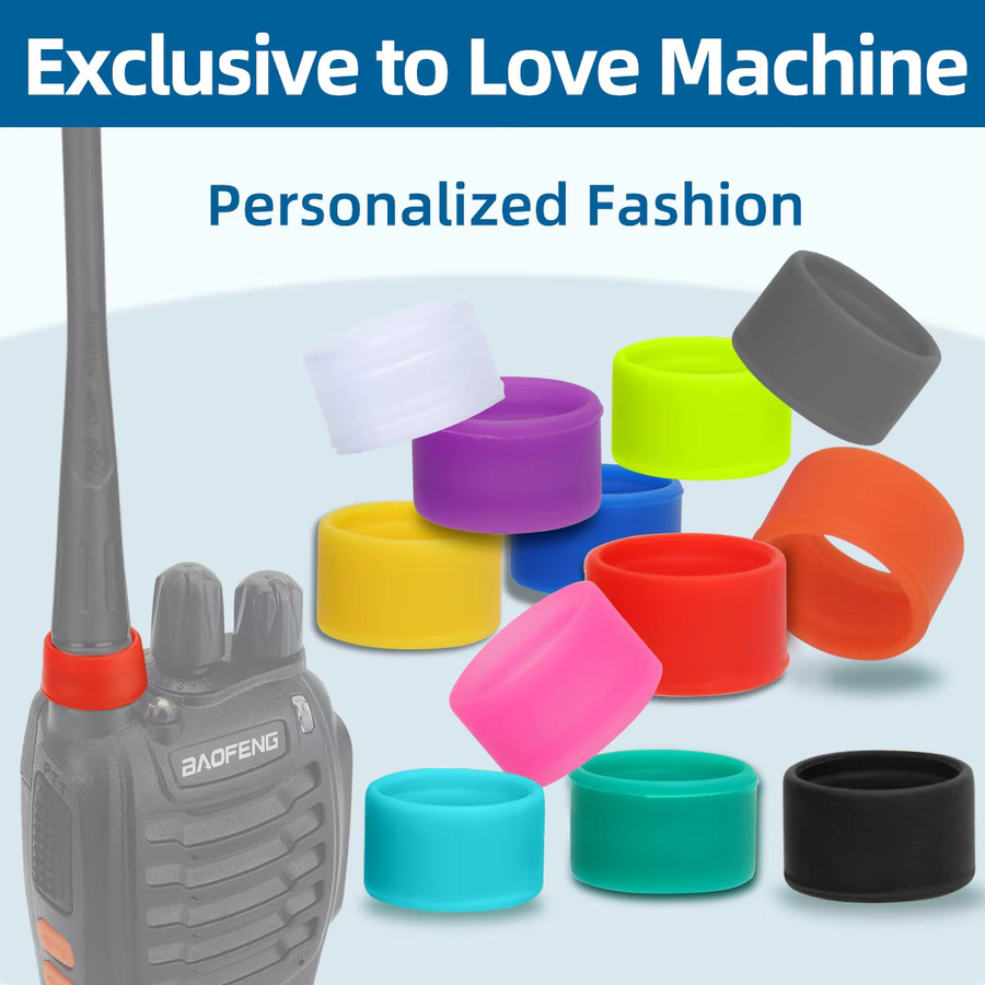 Walike Spannungsspirale für Walkie-Talkie Antennen in 12 Farben, passend für Baofeng UV-5RMini BF-888S UV-5R F22 UV-5RH UV-21PRO AR-152 - Bild 3