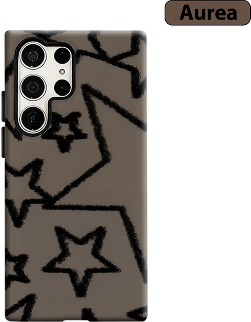 Sandy Stars Stoßfeste Handyhülle mit Doppelschicht für Samsung Galaxy S25 Ultra, S24 und S23 Ultra Plus - Bild 1