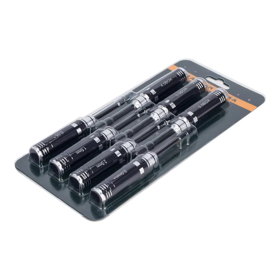 MALOM RC Schraubendreher-Set, Zubehör, 7-teiliges Set, Metall, Schwarz - Bild 4