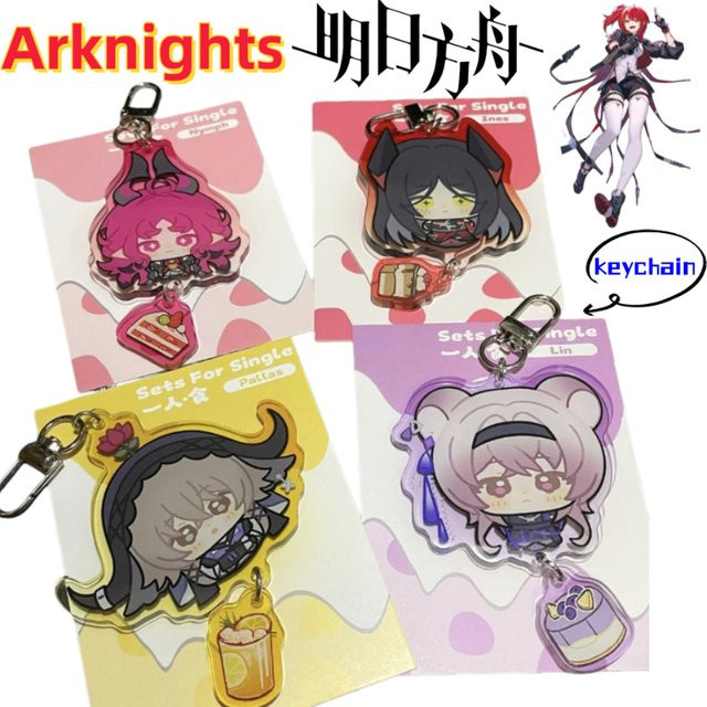 Bandai Arknights Acryl-Schlüsselanhänger, Bunt / Mehrfarbig - Bild 1