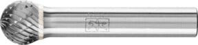 PFERD TOOLS Hartmetall Frässtift Kugel KUD universal mittel kreuzverzahnt, Farbe: silber, Durchmesser: 12 mm, Schaft-Durchmesser: 8 mm - Bild 1