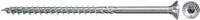 Fischer Power-Fast II Spanplattenschraube mit Senkkopf und Torx-Antrieb, verzinkt, Farbe: Silber/Blau, Durchmesser: 6,0 mm, Länge: 120 mm - Bild 1