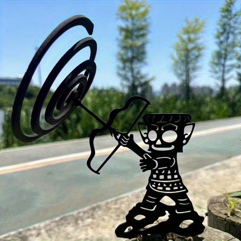 CIFBUY Camping-Moskitospulenhalter aus Eisen in Schwarz, freistehend - Bild 2