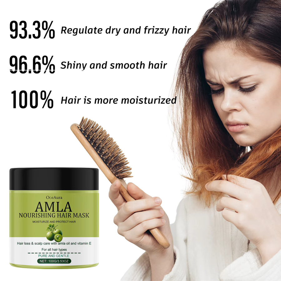 OceAura Haarmaske mit Amla Oil, für trockenes Haar, Unisex - Bild 3